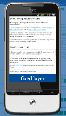 Webkit Mobile Css Position Fixed